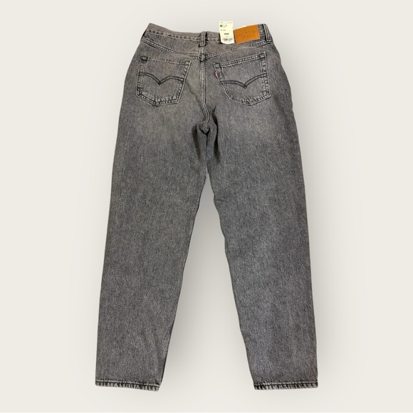 80s Style Levi’s Premium Mom Jeans NWT – Gray High Rise Tapered Denim 29x28 - Picture 2 of 6
